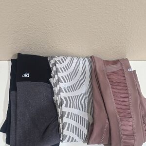 🩷  BUNDLE OF 3 ALO YOGA HIGHWAIST LEGGINGS
